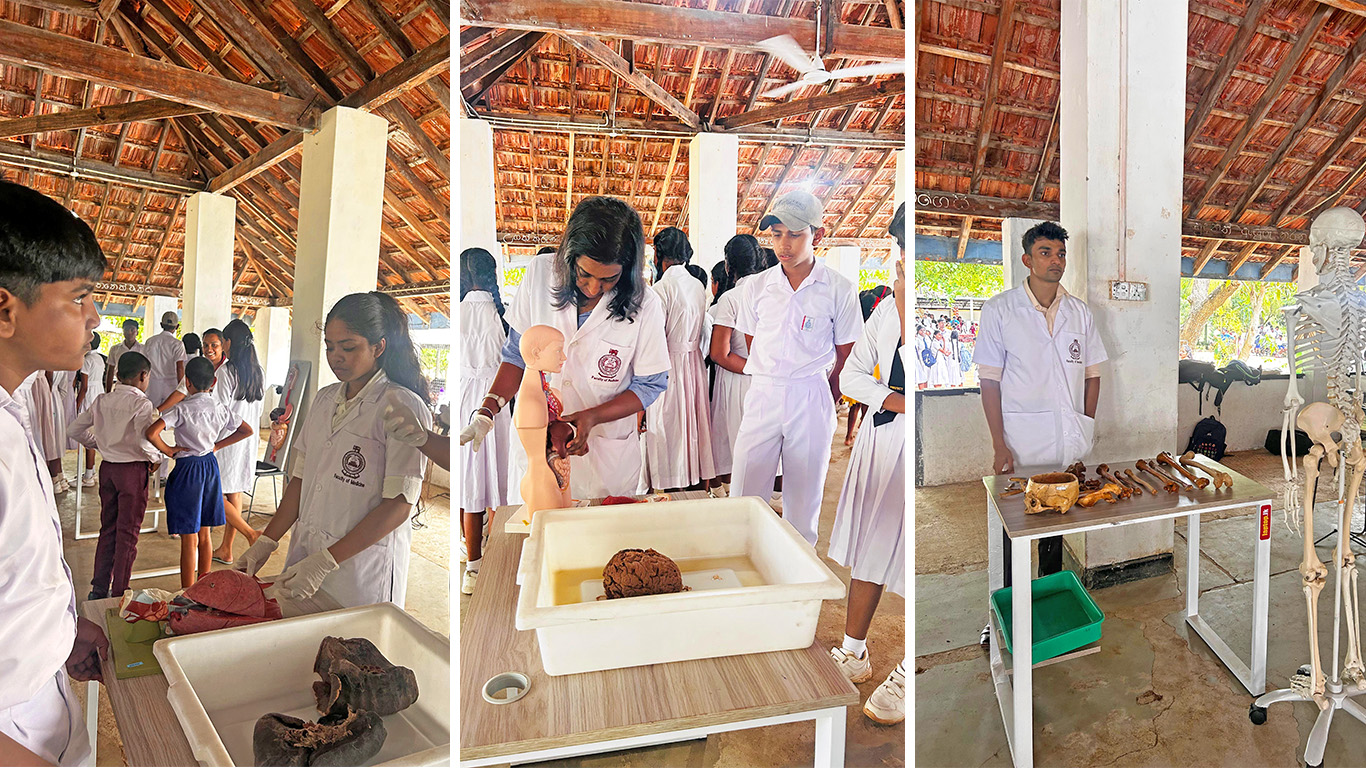 he Department of Anatomy, Faculty of Medicine, Wayamba University of Sri Lanka, proudly participated in the Science Exhibition of the Arachchikattuwa Education Division, held on April 24, 2026.